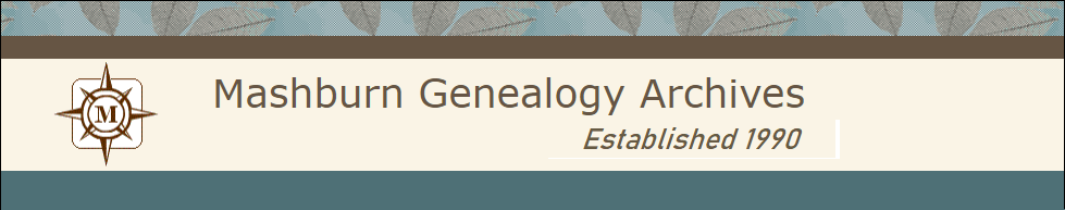 Mashburn Genealogy Archives